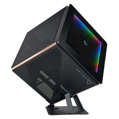 Azza Regis Cube Case | Zwart, Goud, Grijs