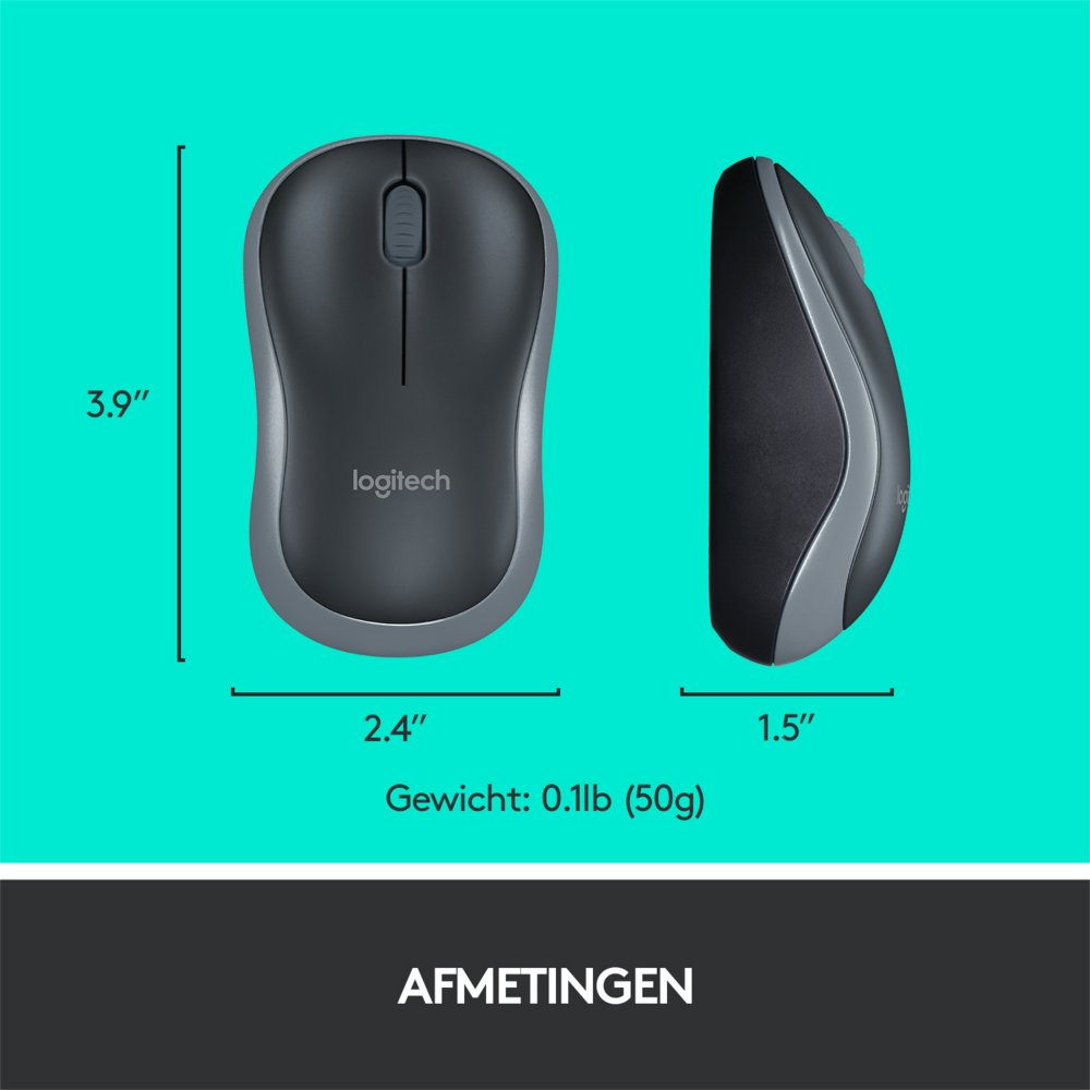 QWERTZ | Logitech MK270 | Draadloze Muis en Toetsenbordcombo | QWERTZ - Matmuis - Matmuis