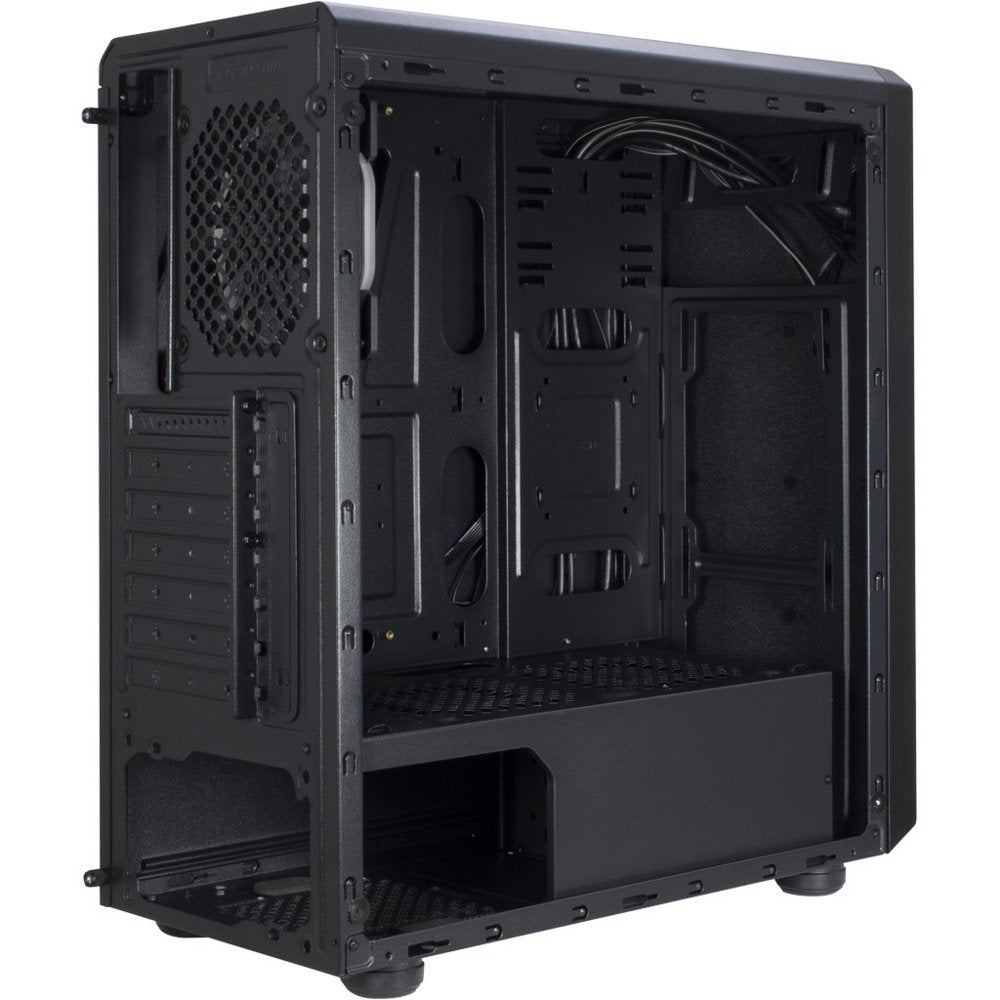 Inter-Tech C-3 Saphir RGB | Midi Tower | Zwart - Matmuis