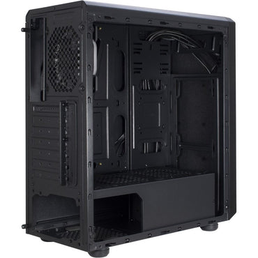 Inter-Tech C-3 Saphir RGB | Midi Tower | Zwart - Matmuis