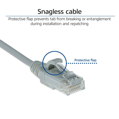 ACT netwerkkabel | Cat6 | U/UTP (UTP) | 3 m | Grijs | DC9003