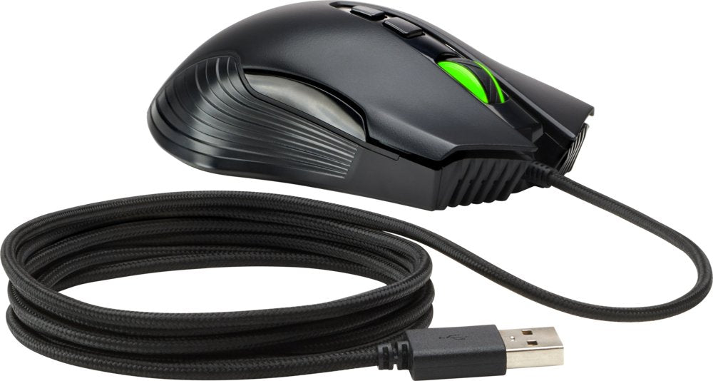 HP X220 | Bedrade Gaming Muis | Links- en Rechtshandig | USB-A | 3600 DPI | Zwart - Matmuis - Matmuis