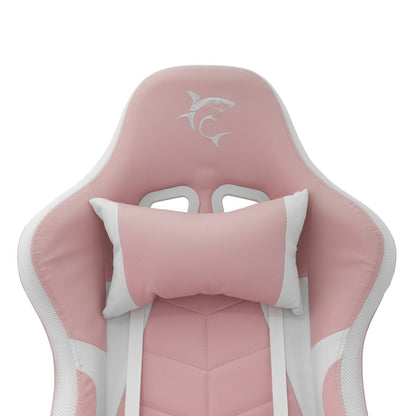 White Shark ROXY | Roze Gamestoel met Verstelbare Rugleuning | Belastbaar tot 120 kg - Matmuis