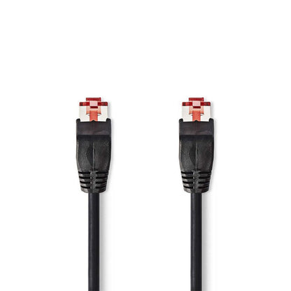 Nedis U/UTP Cat 6 Netwerkkabel | 1 m | Zwart - Matmuis - Matmuis