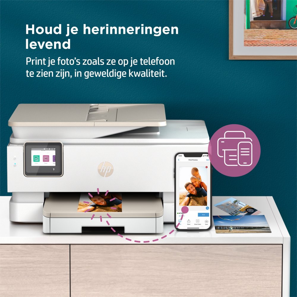 HP Envy Inspire 7920e | All-in-One Inkjetprinter | 4800 x 1200 DPI | Wi-Fi | Kleur - Matmuis - Matmuis