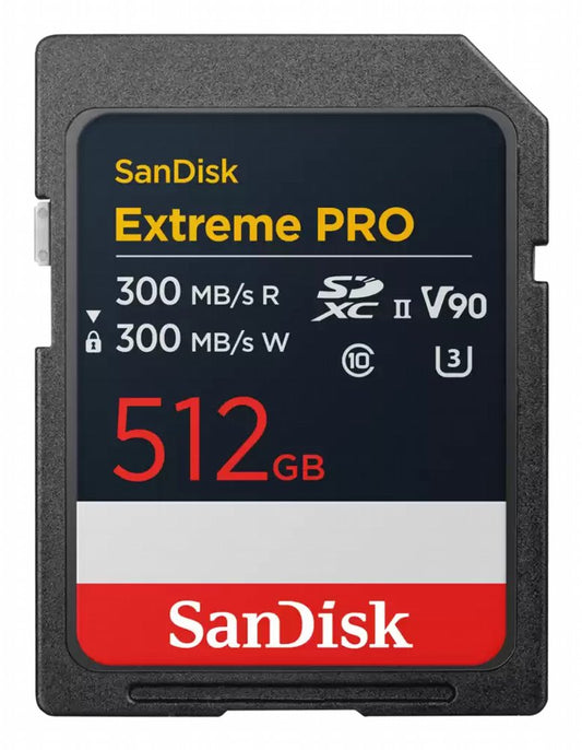 SanDisk Extreme PRO | 512GB SDXC Geheugenkaart | UHS-II Klasse 10 - Matmuis