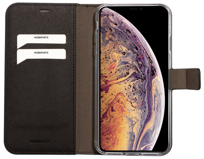 Mobiparts Saffiano Wallet Case | Apple iPhone XS Max | Black - Matmuis - Matmuis