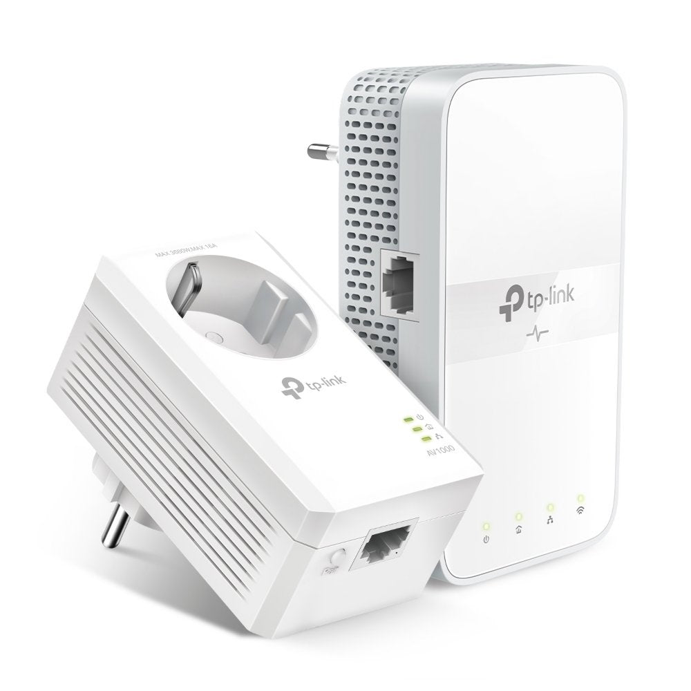 TP-Link TL-WPA7617 KIT | Powerline Adapter Set | 1200 Mbps | Gigabit Ethernet | Wi-Fi AC1200 | Wit | HomePlug AV2 - Matmuis