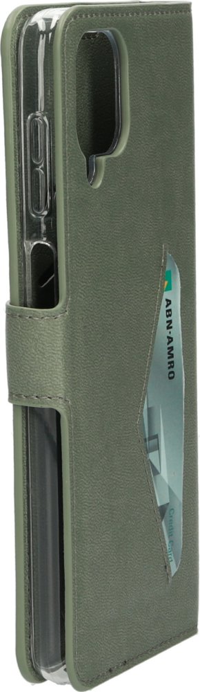 Mobiparts Classic Wallet Case | Samsung Galaxy A12 (2021) | Stone Green - Matmuis - Matmuis