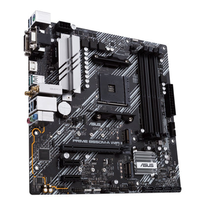 ASUS PRIME B550M-A WIFI II | Socket AM4 | AMD B550 | 4xDDR4 | Micro-Atx | Moederbord - Matmuis - Matmuis