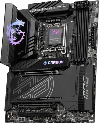 MSI MPG Z890 CARBON WIFI | Socket LGA 1851 | Intel Z890 | 4xDDR5 | ATX | Moederbord - Matmuis - Matmuis
