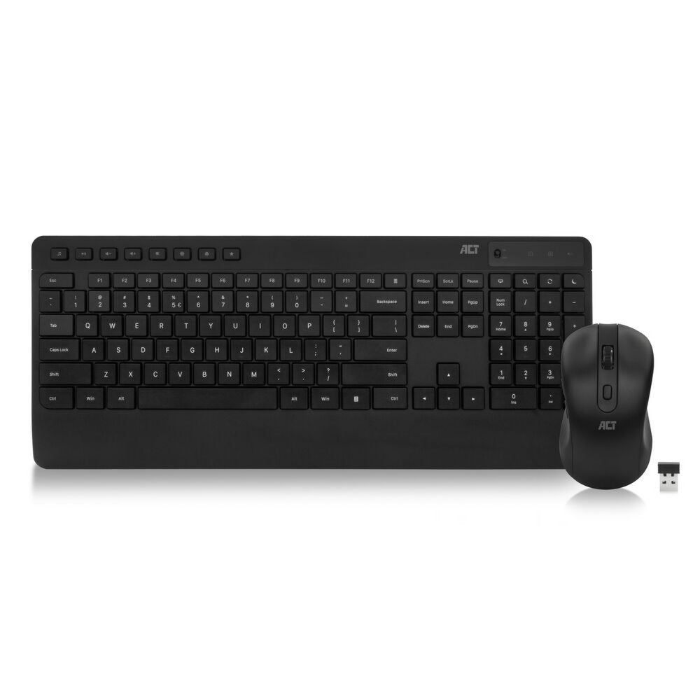 ACT AC5725 | Draadloze Muis en Toetsenbordcombo | QWERTY - Matmuis - Matmuis