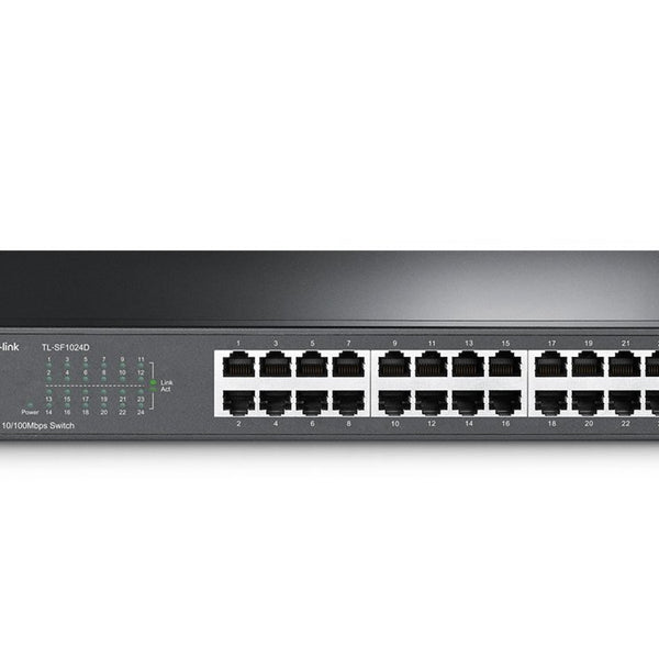 TL-SF1024D | 24-poorts 10/100Mbps Unmanaged Switch | Auto MDI/MDIX | Energie-efficiënt | Rack-monteerbaar | Returned