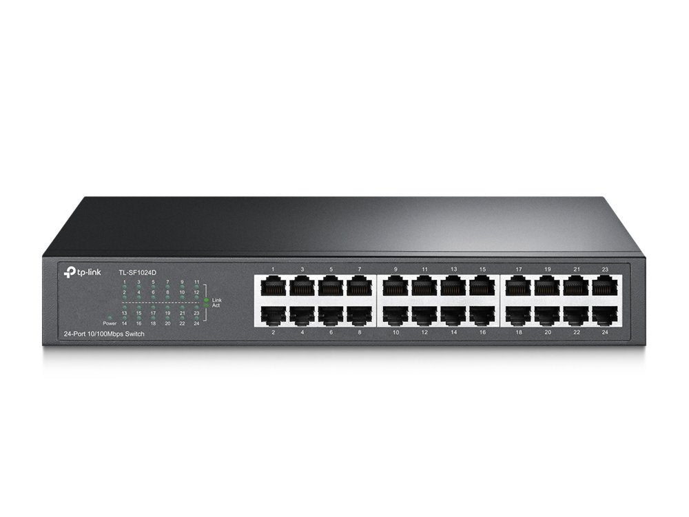 TL-SF1024D | 24-poorts 10/100Mbps Unmanaged Switch | Auto MDI/MDIX | Energie-efficient | Rack-monteerbaar | Returned - Matmuis