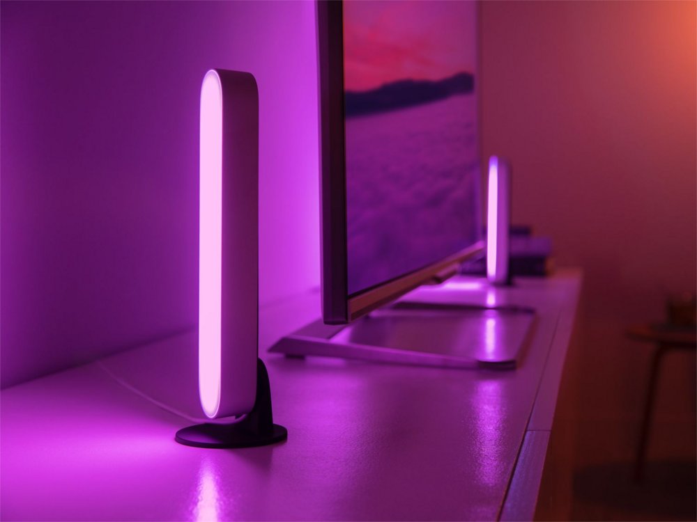 Philips Hue Play Lichtbalk Uitbreiding | Wit | Compact Ontwerp | Compatibel met Philips Hue Bridge - Matmuis - Matmuis