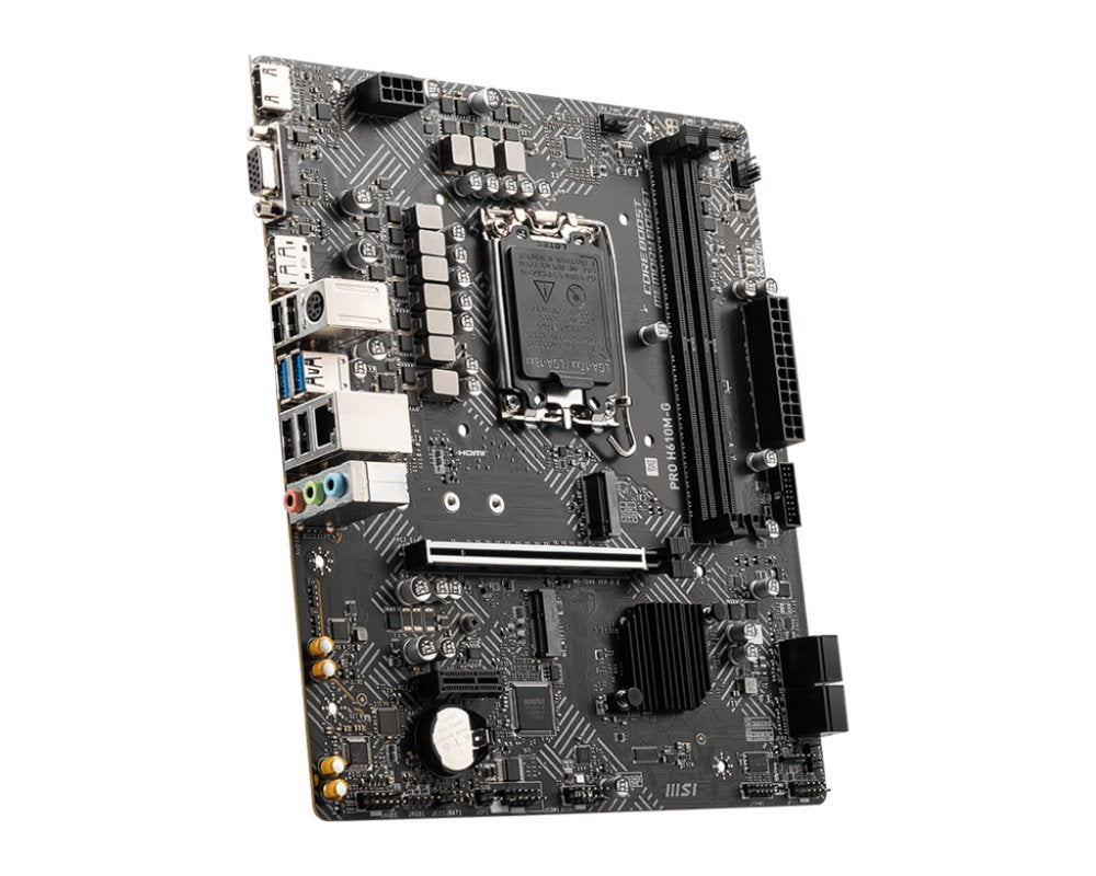 MSI PRO H610M-G | Moederbord Micro-ATX | LGA 1700 | DDR4 - Matmuis