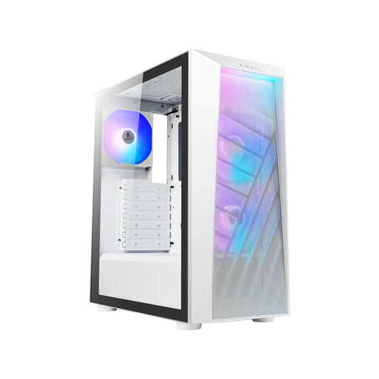 Case Azza Sentinel | Midi Tower | RGB | Wit - Matmuis