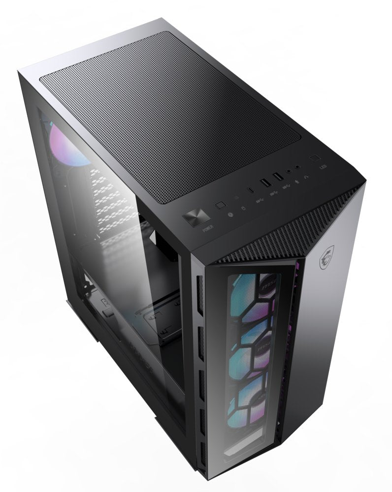 MSI MPG Gungnir 110R RGB | Midi Tower Case | Zwart - Matmuis