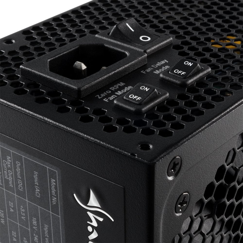 Sharkoon SilentStorm Cool Zero | 650 Watt Gold ATX PSU | Modulair | Power Supply | Voeding - Matmuis - Matmuis