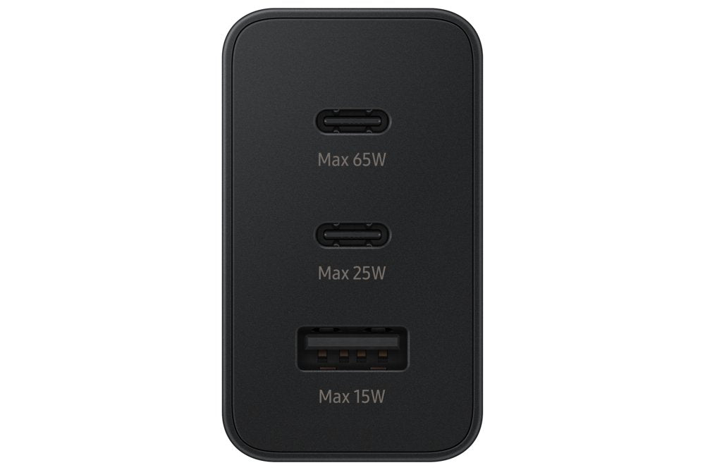 Samsung EP-T6530 | Oplader 65W | 2x USB-C & 1x USB-A | Zwart