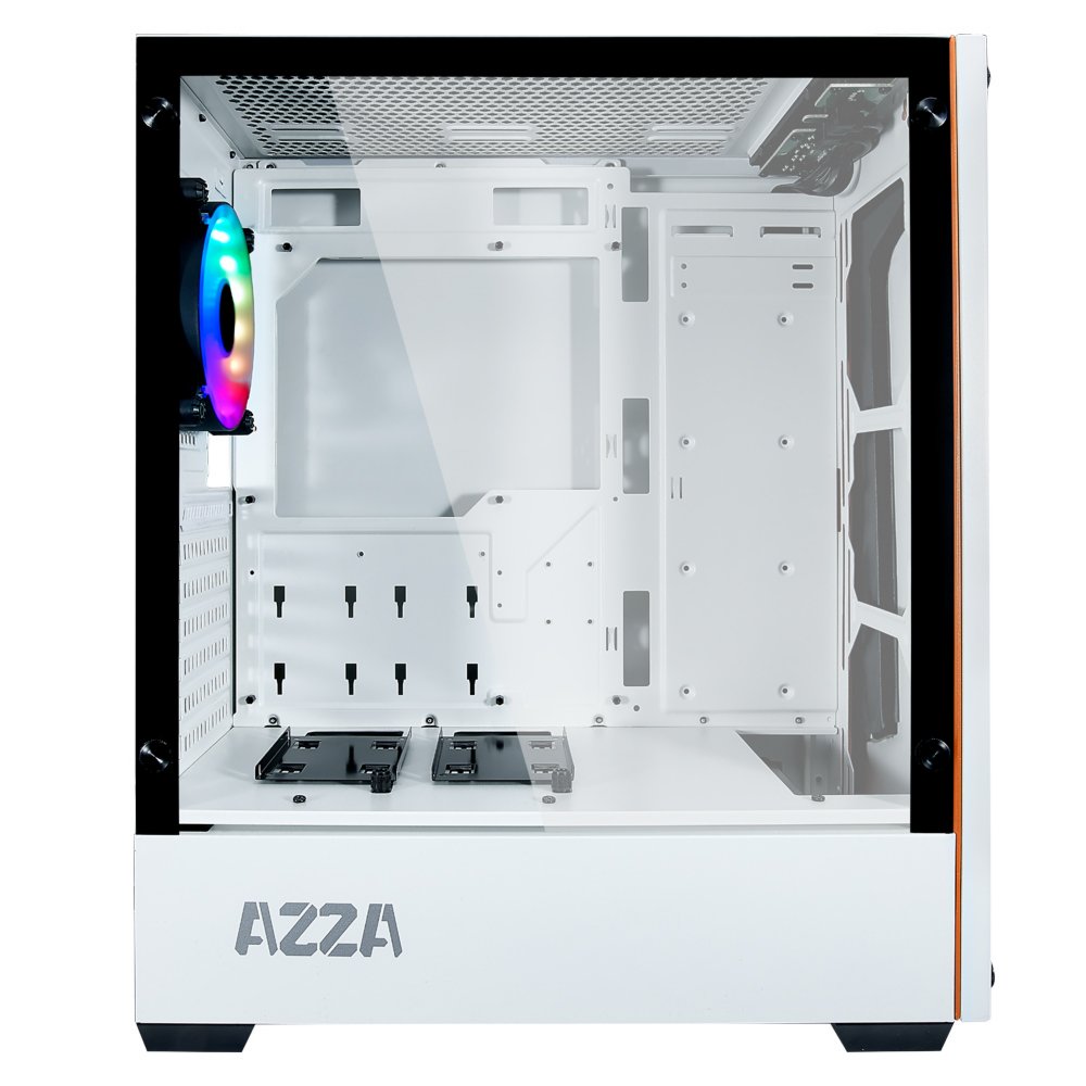 Azza Apollo 430 RGB | Midi Tower Case | Wit - Matmuis
