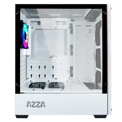 Azza Apollo 430 RGB | Midi Tower Case | Wit - Matmuis