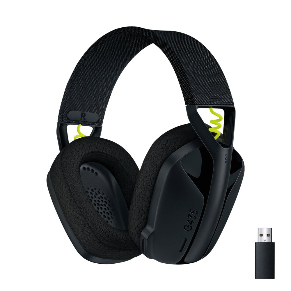 Logitech G435 Wireless Gaming Headset | Bluetooth & Lightspeed | Hoofdband | Zwart - Matmuis - Matmuis