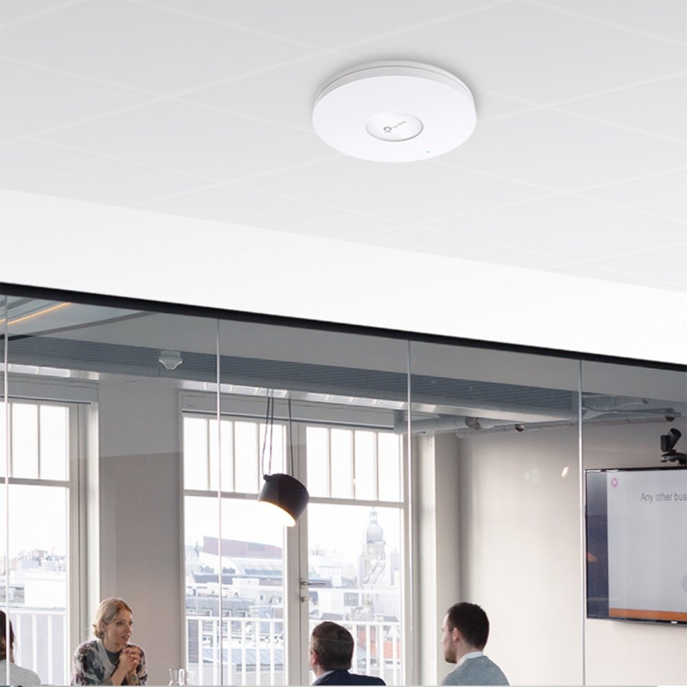 TP-Link EAP610 Access Point | Wifi 6 | Power over Ethernet (PoE) | 1775 Mbit/s | Inclusief Plafond- en Muurmontagebeugel - Matmuis