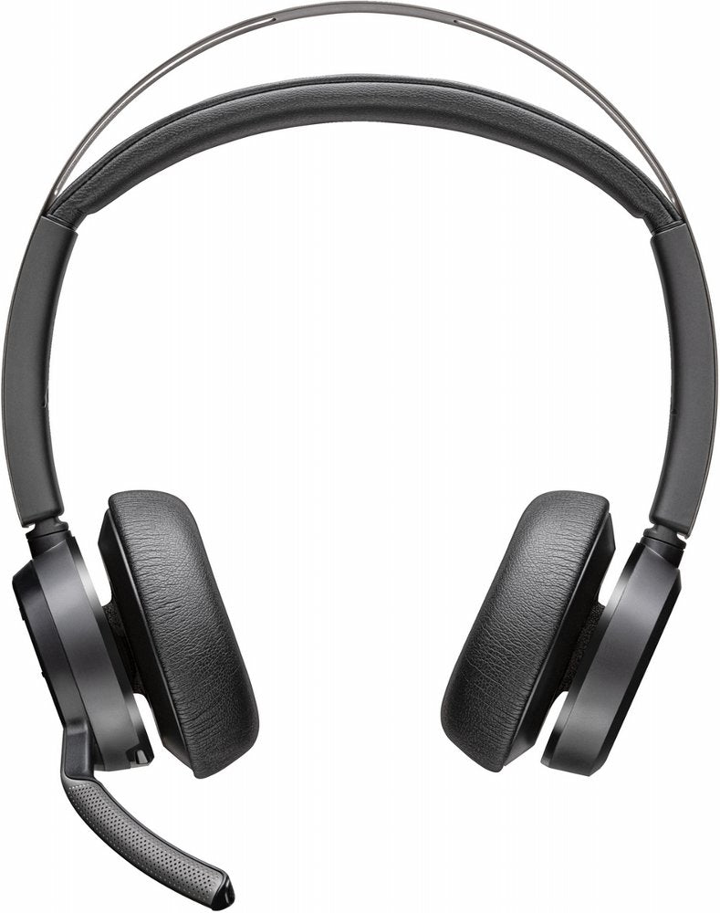 HP Poly Voyager Focus 2 UC Stereo | Bluetooth Headset (ANC) | USB-C (met USB-A Adapter) | Oplaadstandaard | Zwart - Matmuis - Matmuis