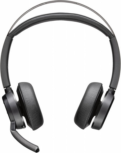 HP Poly Voyager Focus 2 UC Stereo | Bluetooth Headset (ANC) | USB-C (met USB-A Adapter) | Oplaadstandaard | Zwart - Matmuis - Matmuis