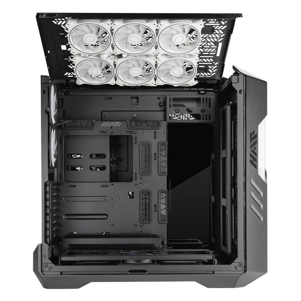 Cooler Master HAF 700 EVO | Full Tower Behuizing | Grijs | Panoramisch TG Paneel | ARGB & LCD Front Display