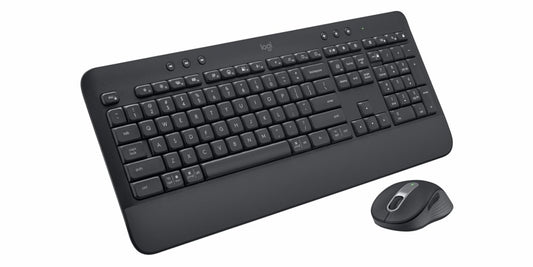 Logitech Signature MK650 Combo for Business | Draadloos Toetsenbord en Muis | Bluetooth & Logi Bolt | QWERTY - Matmuis