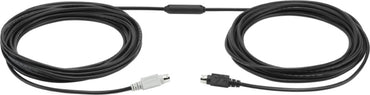 Logitech GROUP 10m Extender Cable 939-001487 | Mini-DIN-6 | Voor grote vergaderruimtes | Zwart - Matmuis - Matmuis