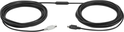 Logitech GROUP 10m Extender Cable 939-001487 | Mini-DIN-6 | Voor grote vergaderruimtes | Zwart - Matmuis - Matmuis