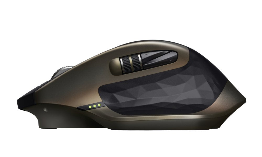 Logitech MX Master | Draadloze Muis | Rechtshandig | RF + Bluetooth | 1600 DPI | Zwart/Brons - Matmuis - Matmuis