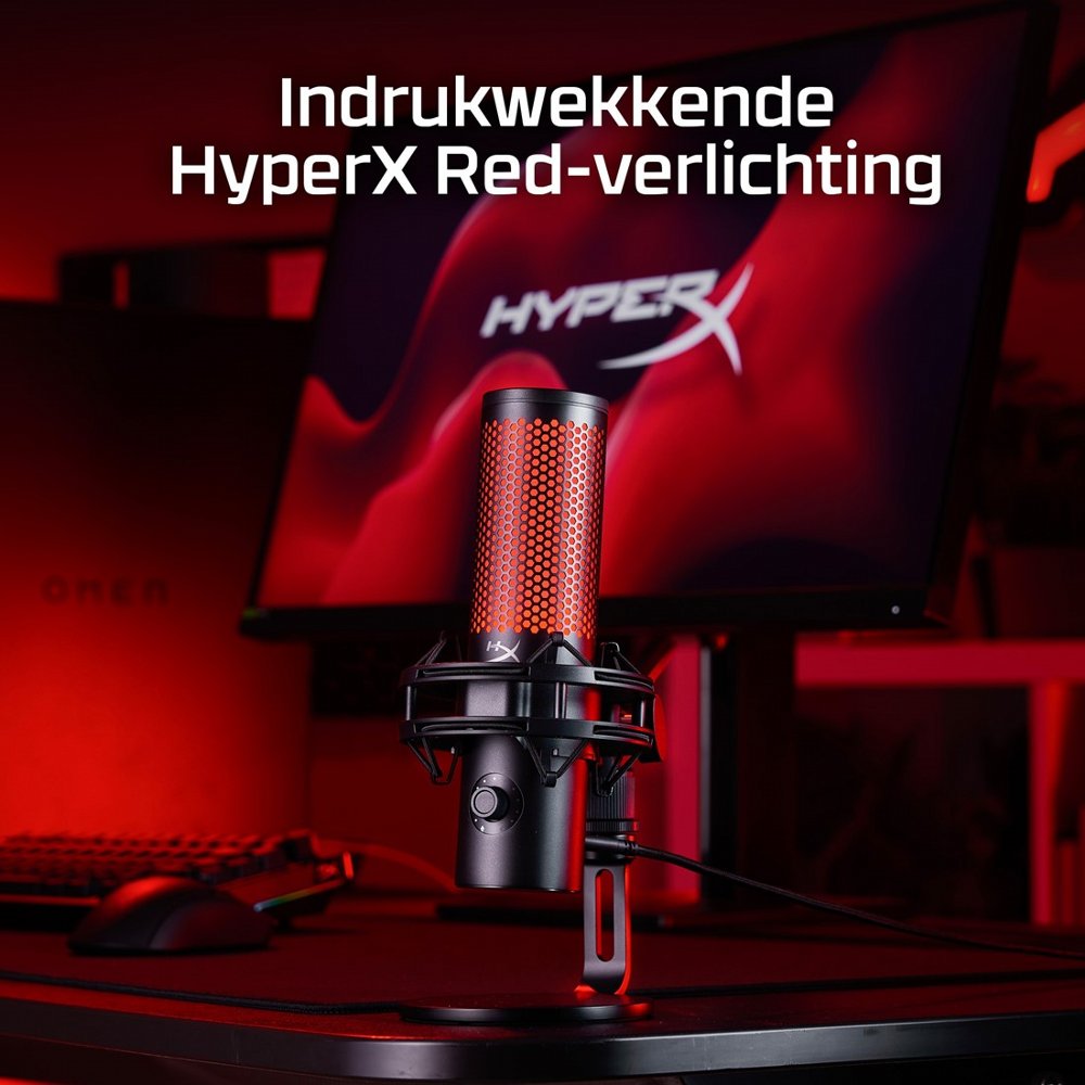 HP 872V1AA | USB Microfoon | Voor Podcasting | Zwart - Matmuis - Matmuis