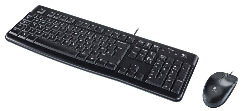 Logitech LGT-MK120 | Bedrade Muis en Toetsenbordcombo | QWERTY - Matmuis - Matmuis