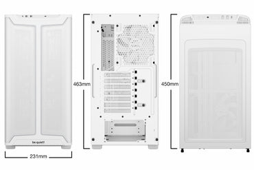 be quiet! PURE BASE 501 DX RGB | Midi Tower Case | Wit - Matmuis
