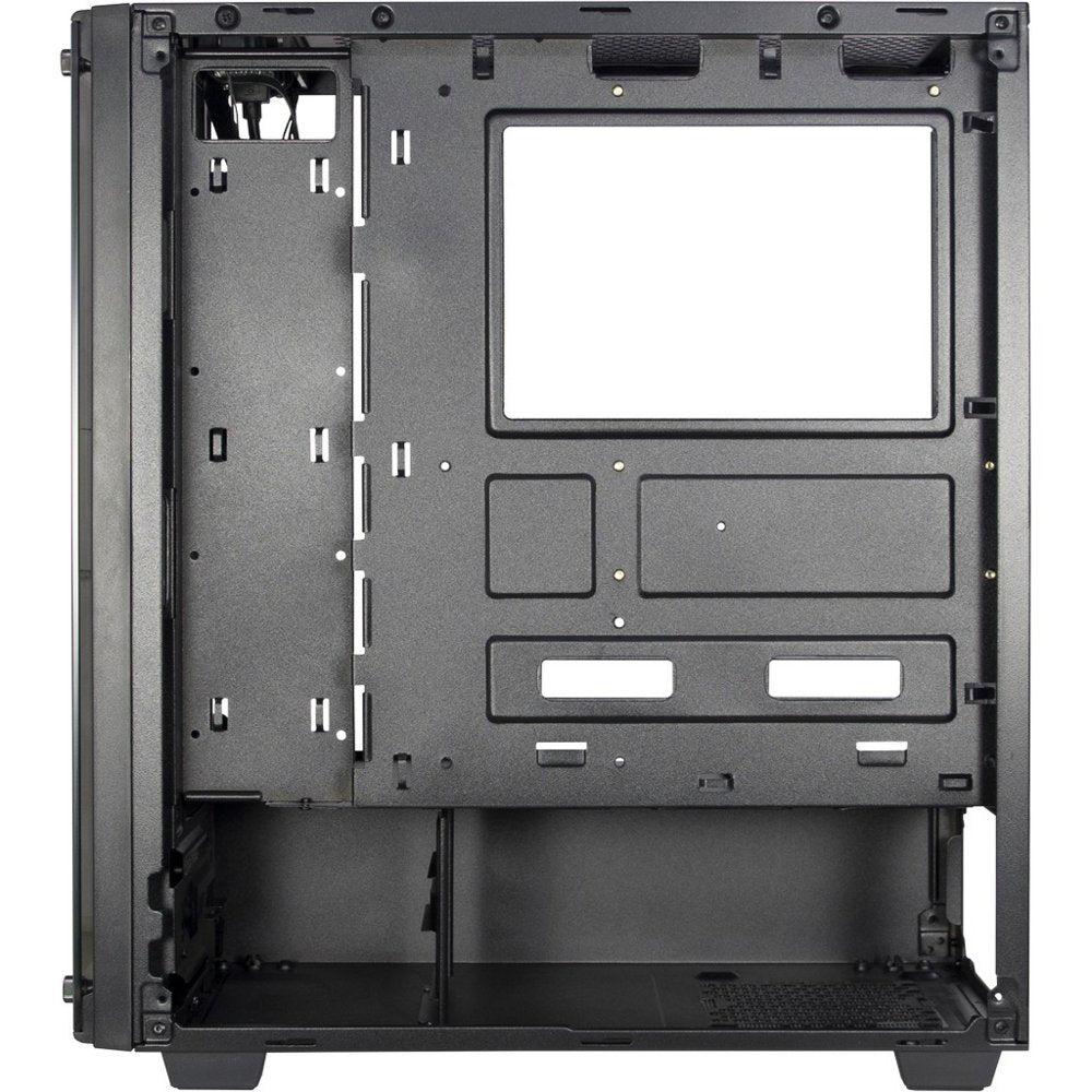 Inter-Tech C-303 Mirror | Tower Case | Zwart - Matmuis
