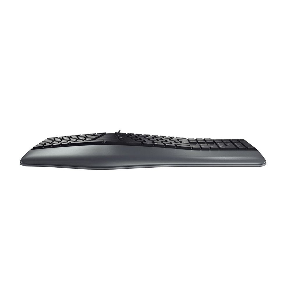 CHERRY KC 4500 Ergo | Toetsenbord | USB | QWERTY (US Engels) | Zwart - Matmuis - Matmuis