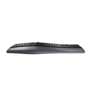 CHERRY KC 4500 Ergo | Toetsenbord | USB | QWERTY (US Engels) | Zwart - Matmuis - Matmuis
