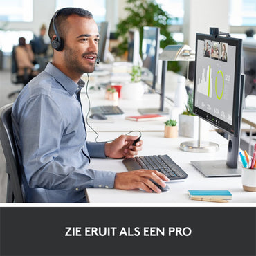 Logitech C920s PRO | 1080p 30FPS USB Webcam met Microfoon - Matmuis - Matmuis