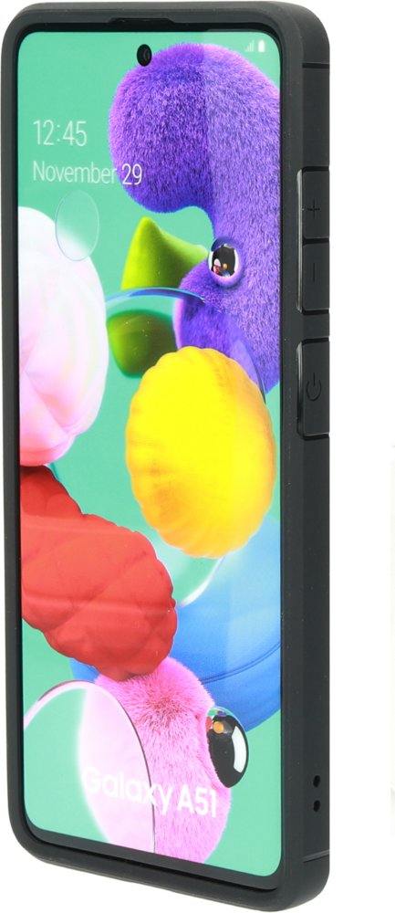 Mobiparts Rugged Clear Case | Samsung Galaxy A51 (2020) | Black - Matmuis - Matmuis