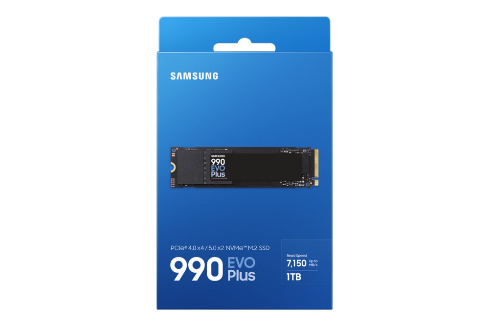 Samsung 990 EVO Plus | 1TB NVMe SSD | M.2 Gen4 | 7.150MB/s Lezen | 6.300MB/s Schrijven - Matmuis