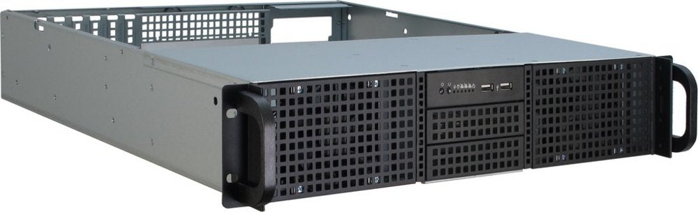 Inter-Tech IPC 2U-20248 | Server Rack Case | Zwart - Matmuis