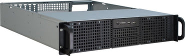 Inter-Tech IPC 2U-20248 | Server Rack Case | Zwart - Matmuis