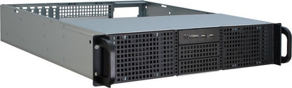 Inter-Tech IPC 2U-20248 | Server Rack Case | Zwart - Matmuis