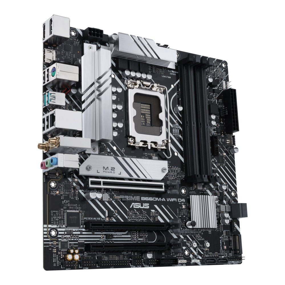 ASUS PRIME B660M-A WIFI D4 | Socket LGA 1700 | Intel B660 | 4xDDR4 | Micro-ATX | Moederbord - Matmuis - Matmuis