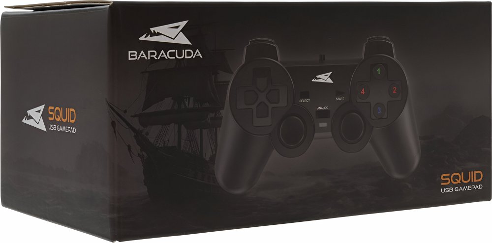Baracuda SQUID | Gamecontroller | 12 Knoppen | USB - Matmuis