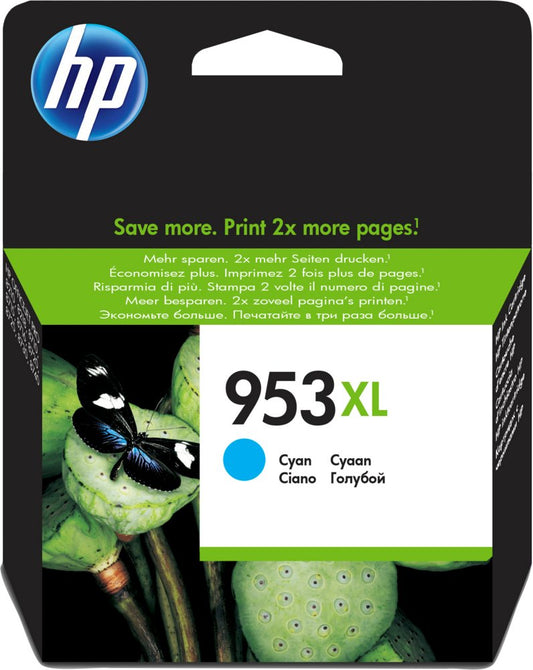 HP 953XL | Originele High-Capacity Cyaan Inktcartridge - Matmuis - Matmuis